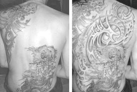 Zeichnung R&uuml;cken-tattoo